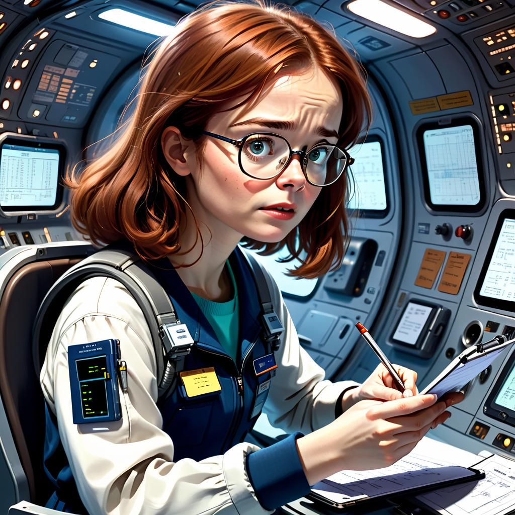 Spacecraft Data Recorder in Romantic Space Warp