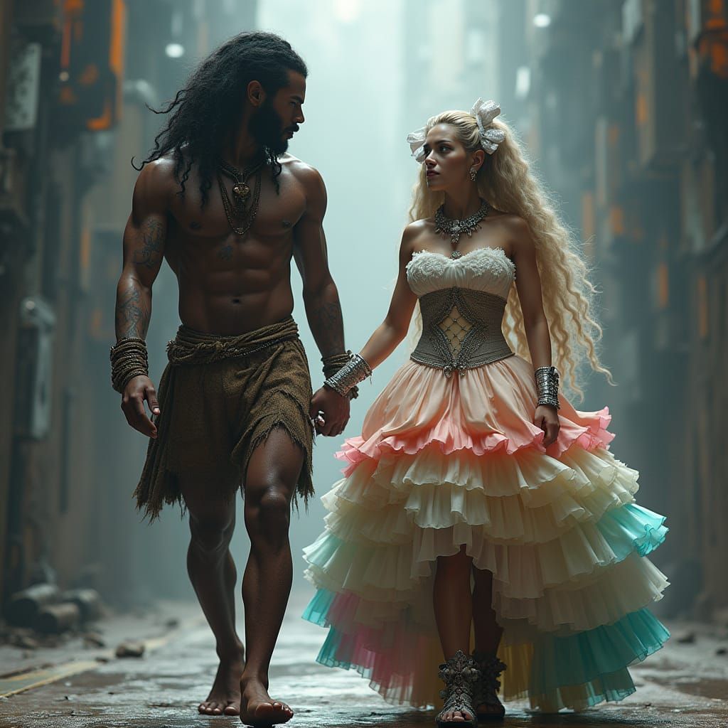 Ancient King Meets Futuristic Bride in Epic Sci-Fi Encounter