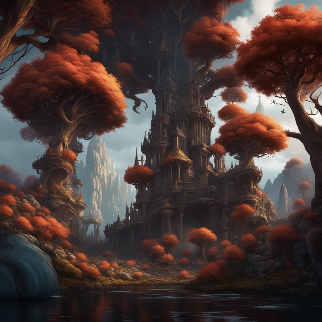 Fantastical Matte Painting in Unreal Engine 5