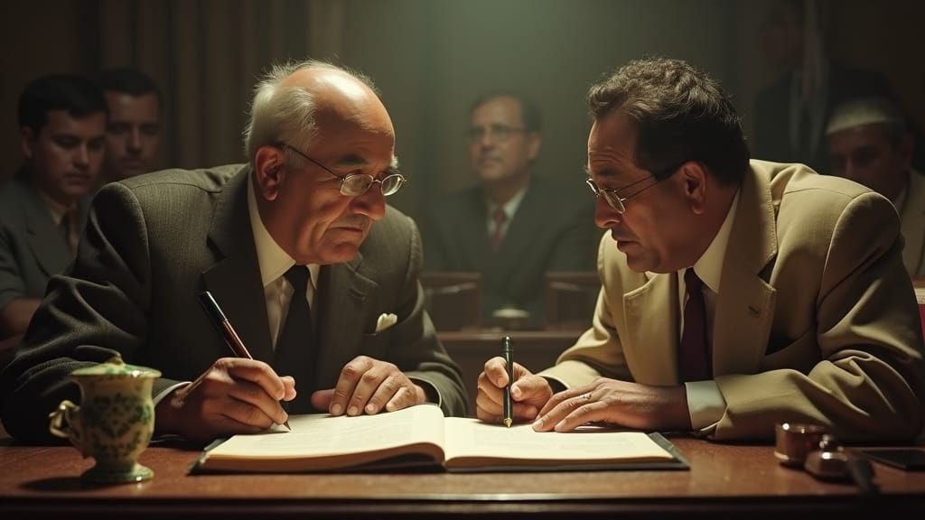 On April 8, 1950, Jawaharlal Nehru of India and Liaqat Ali Khan of Pakistan signed the Delhi Pact;

This landmark agreem...