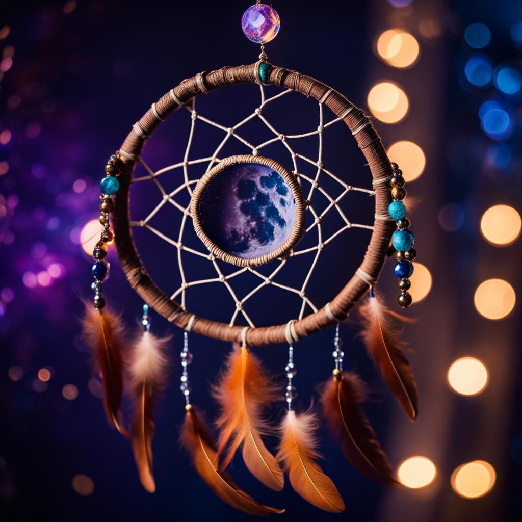 Purple dream catcher