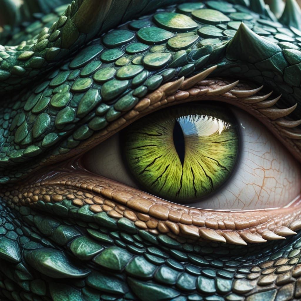 Dragon's Eye in Vivid Green