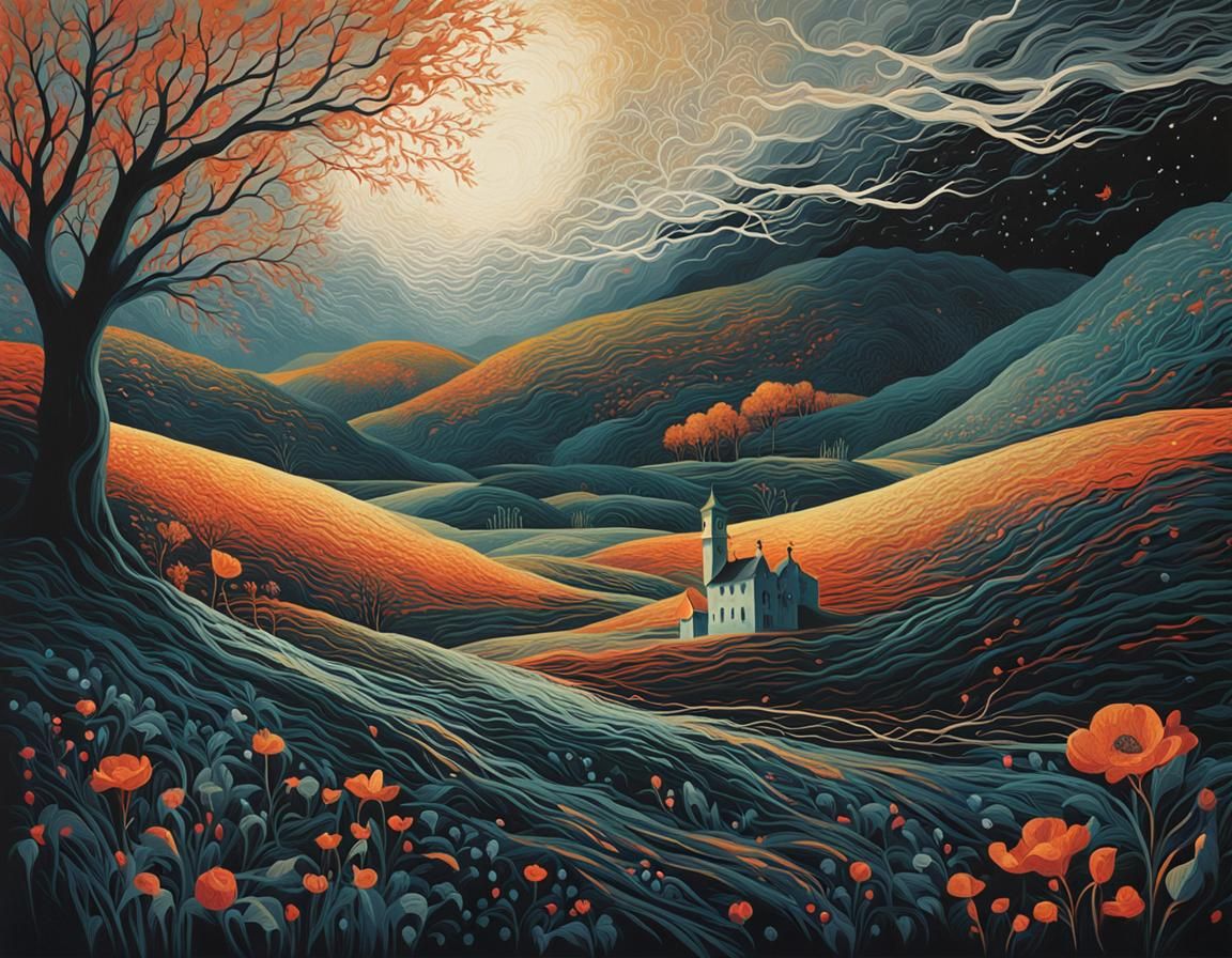 Intricate Digital Art Depicting Hope