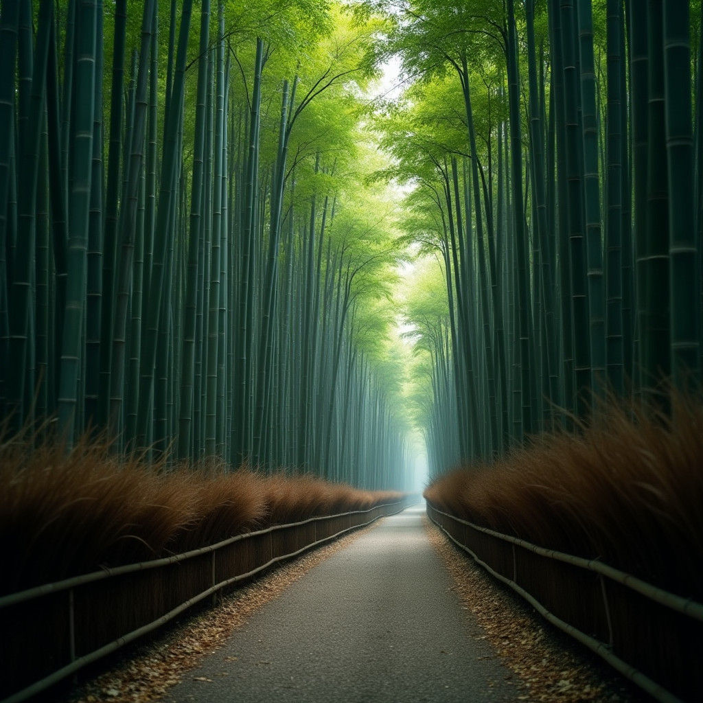 Arashiyama Bamboo Forest in Hyperrealistic 4K