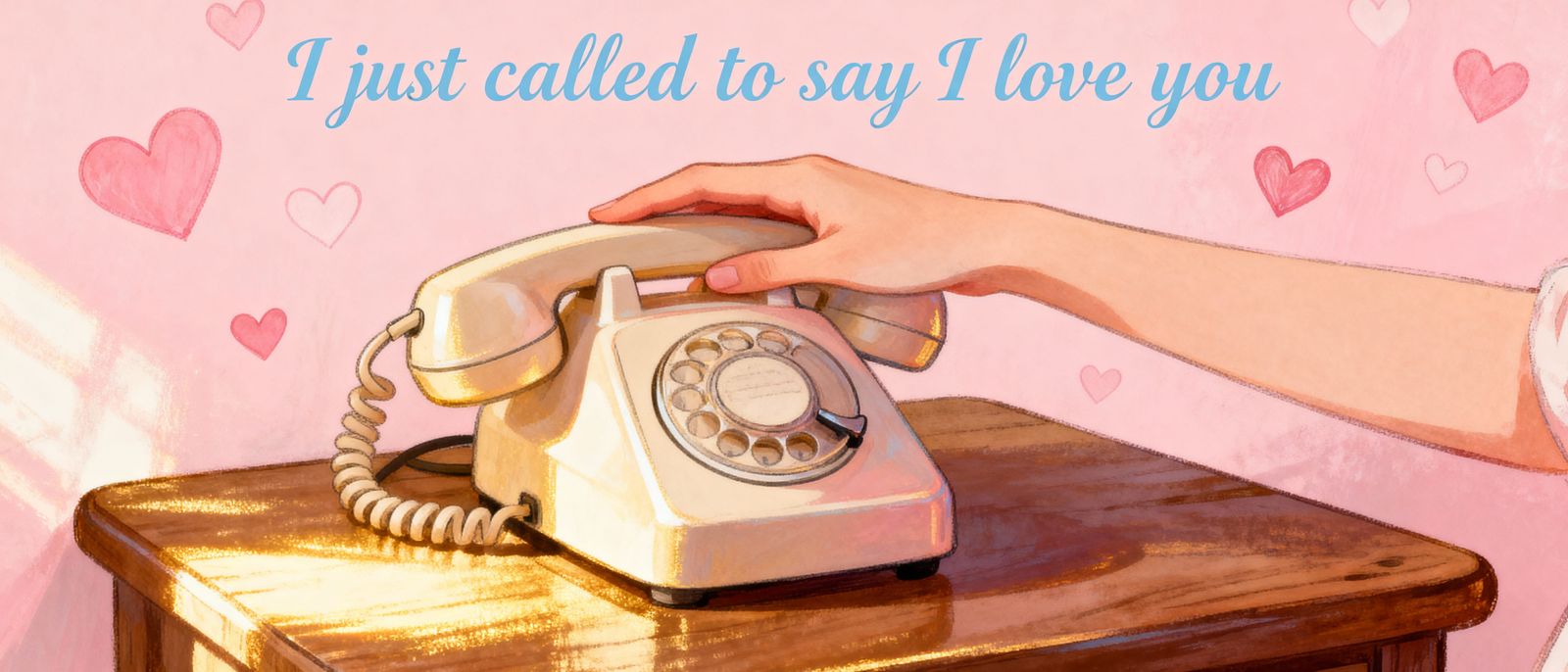 AI Generated Image: I Just Called To Say I Love You