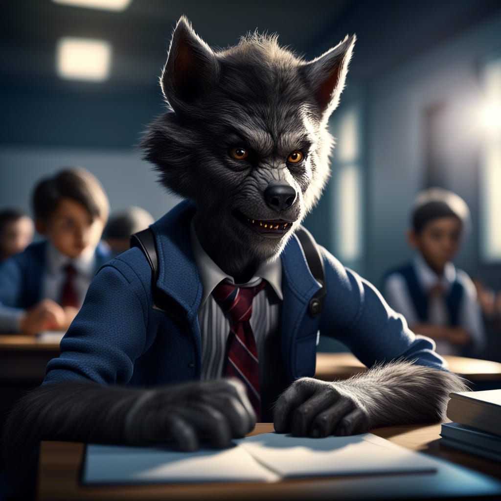 Werewolf at School