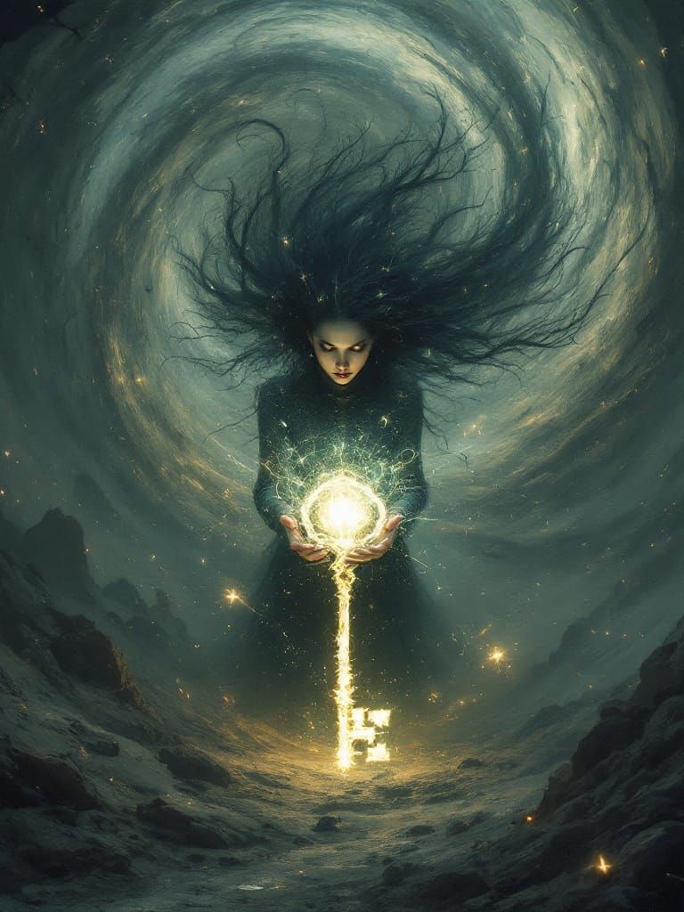 “I am the key to her survival.
Without me, she’d live in a world
without reason, without rules.
Creation is chaos: diso...