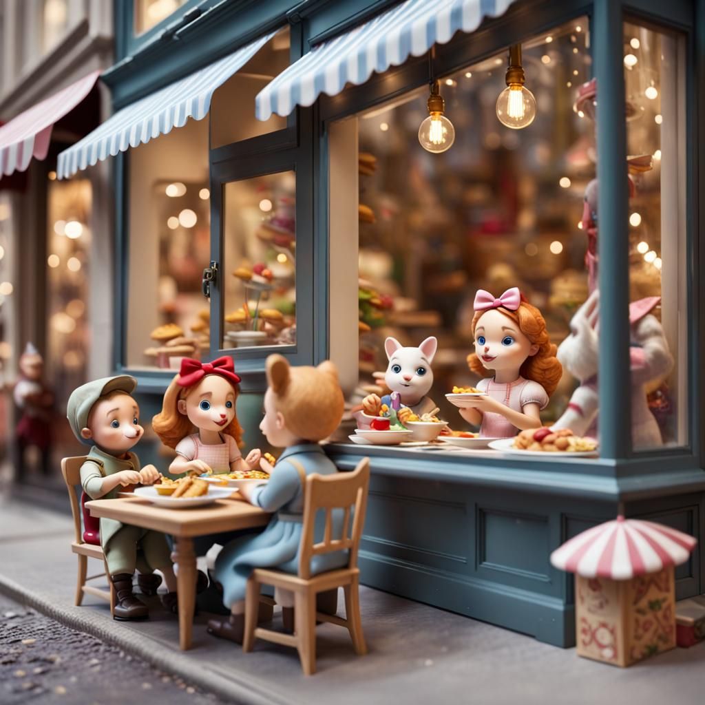 Lunchbreak for the toys