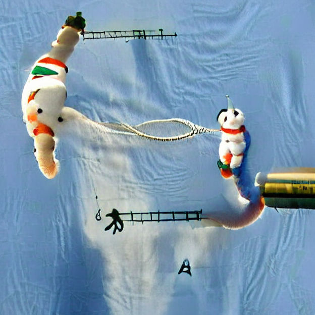 Snowman Bungee Jumping Adventure