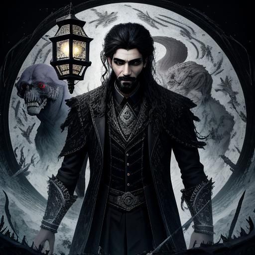 Heartbreaking Portrait in Style of Donwood and Navrátil