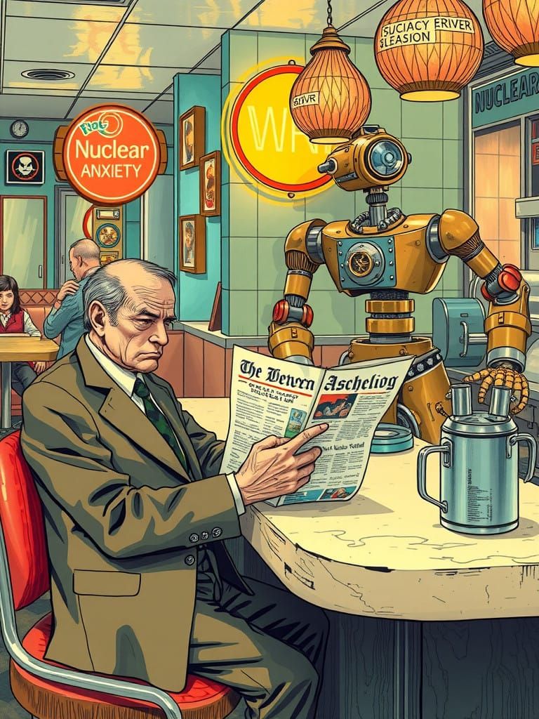 Retro-Futuristic Visions of Nuclear Anxiety