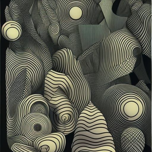 Paper Doll in a Paper Galaxy Graphic Art