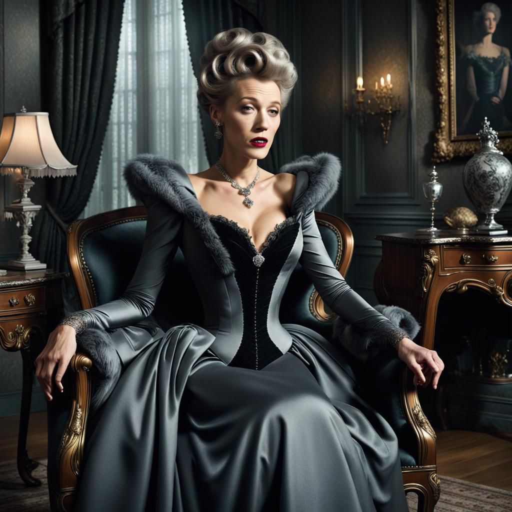 Blake Lively as Lady Tremaine: Matte Painting