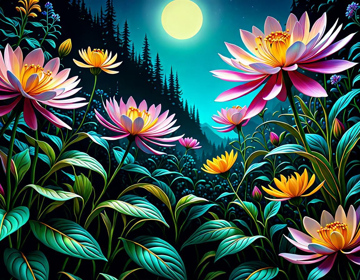 Breathtaking Rare Flowers in Ultra-Realistic Detail