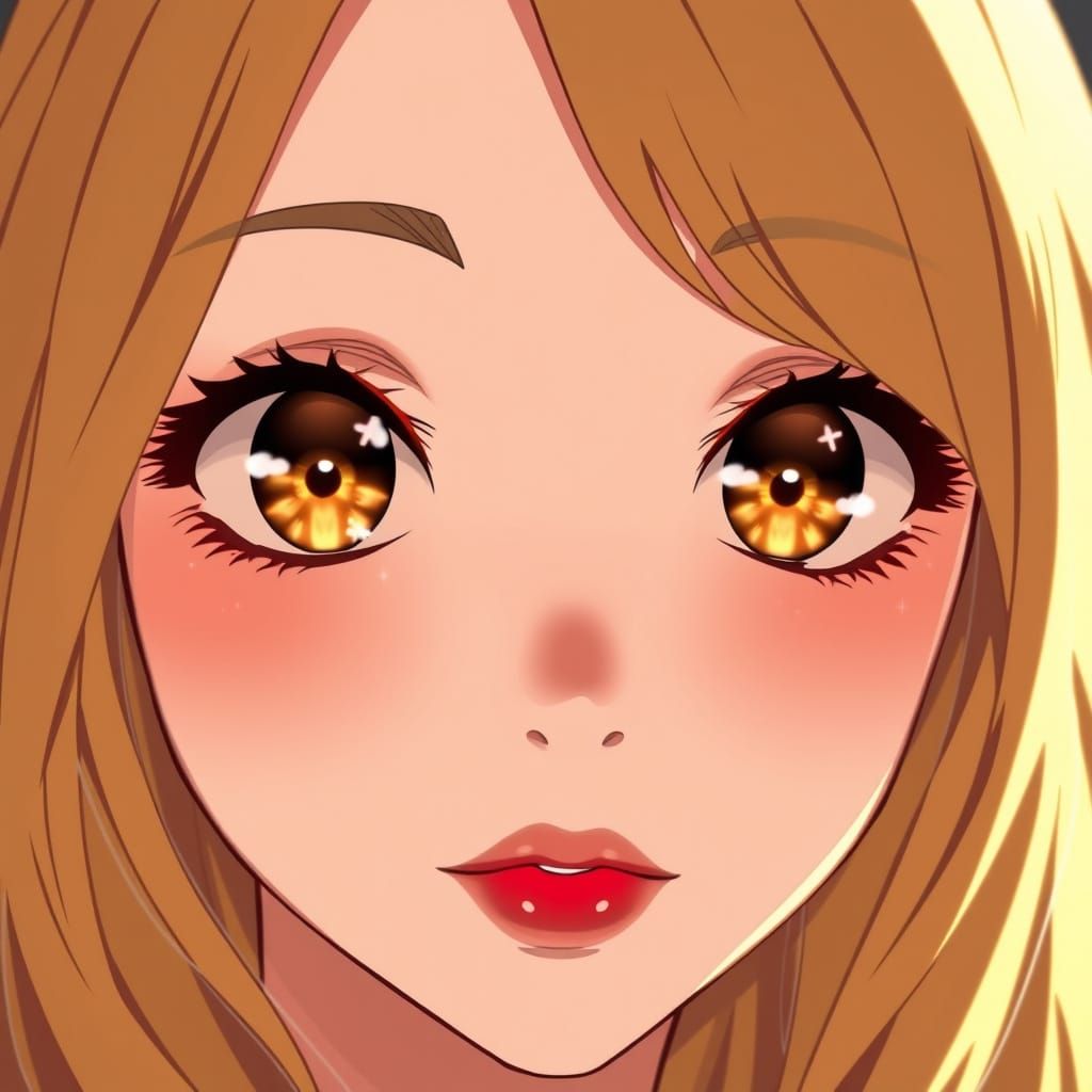 Anime Girl Close-Up in Soft Cinematic Light