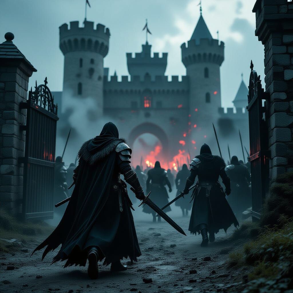 Shadow Beasts Assault Phoenix Heights: Cinematic Film Still