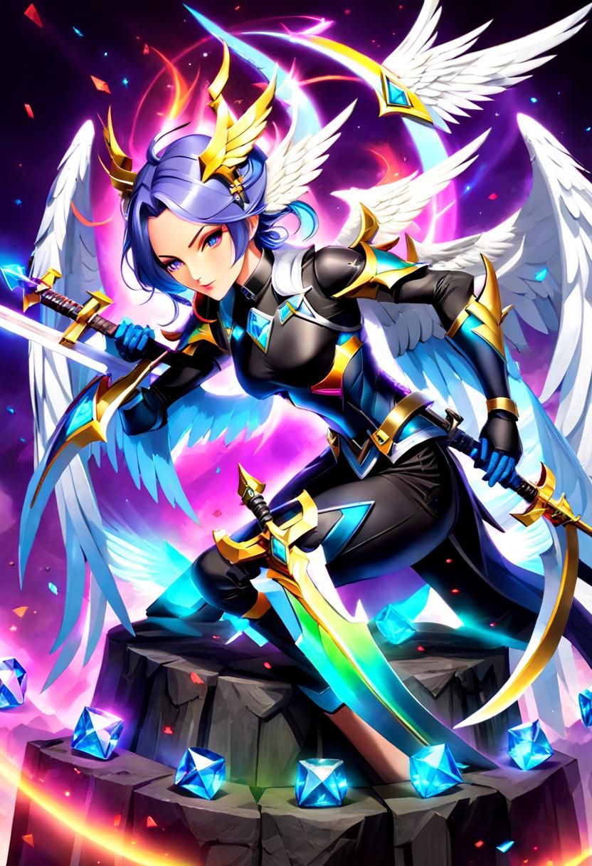 Nephalem of Balance with Diamond Wings