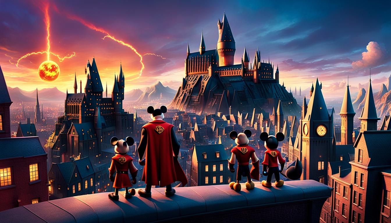 Disney Pixar Characters in 3D Digital Art