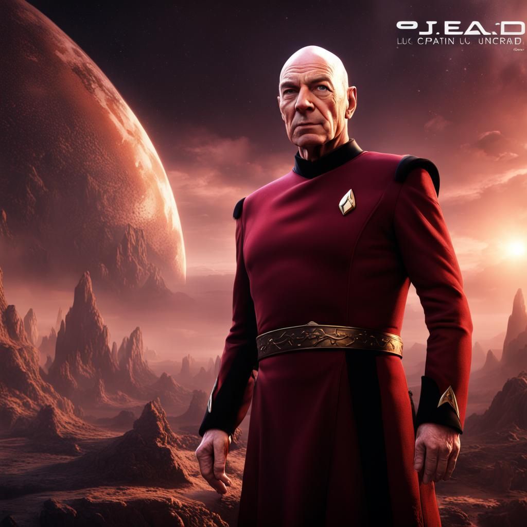 Jean Luc Picard: Detailed Matte Painting