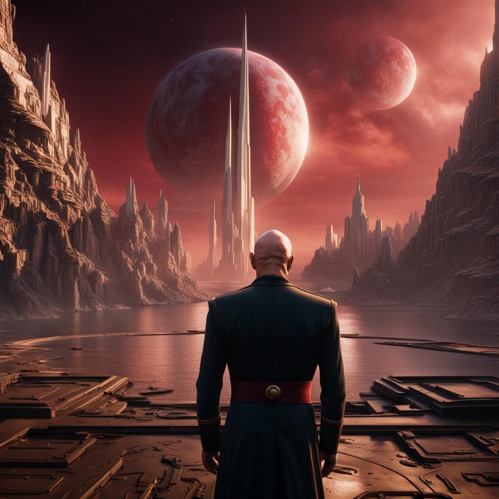 Captain Picard: Detailed Matte Painting in Unreal Engine