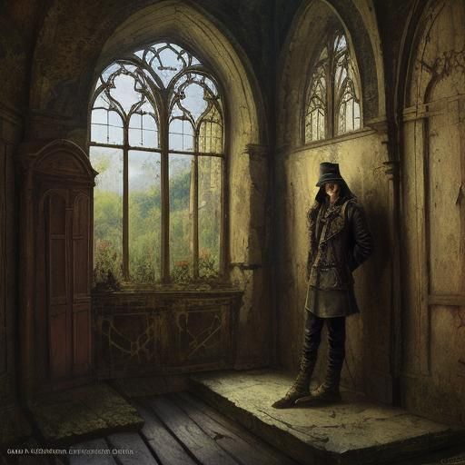 Abstract Expressionist Composition