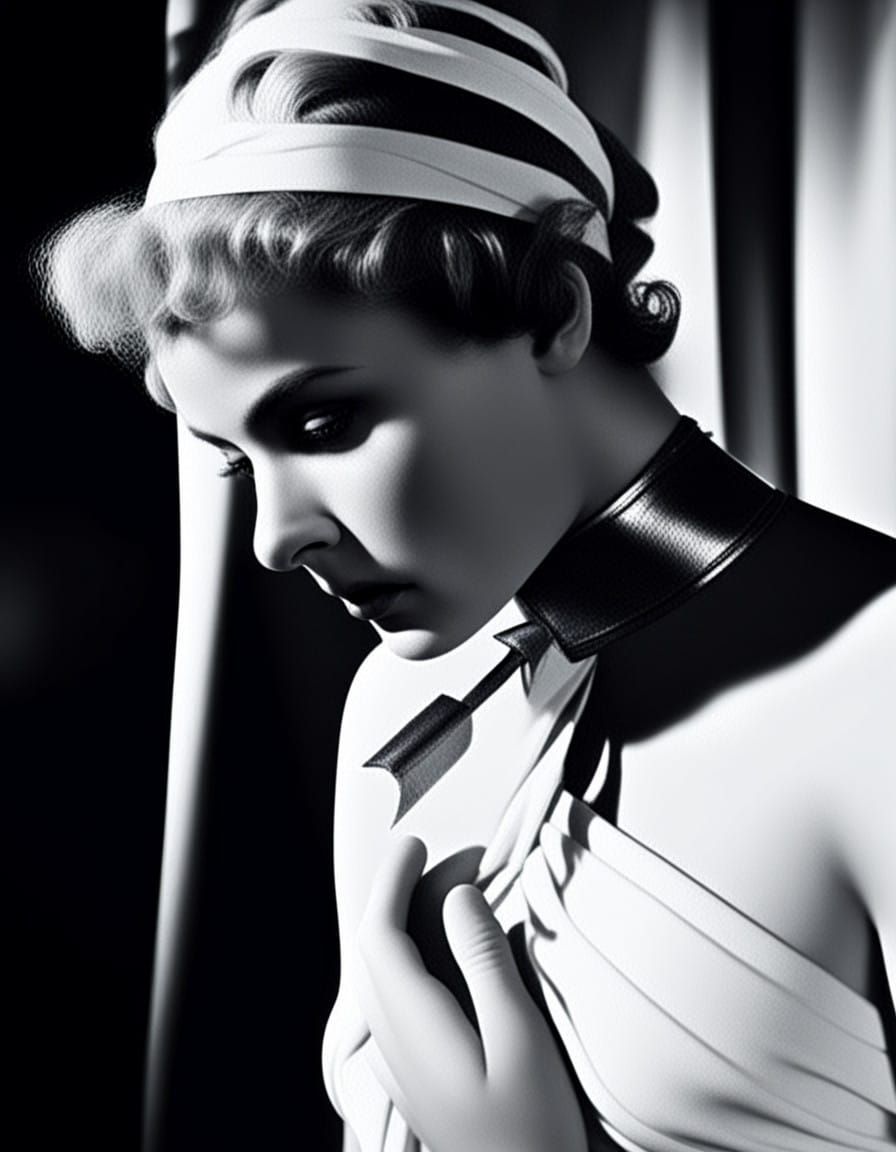 Portrait of a Woman in a Classic Style