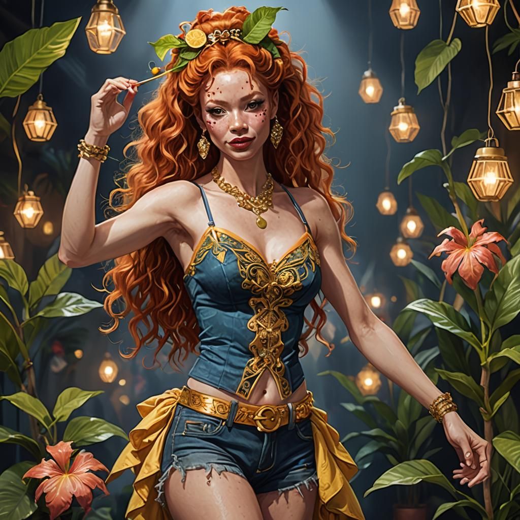 Ginger Root Dancer in Camisole