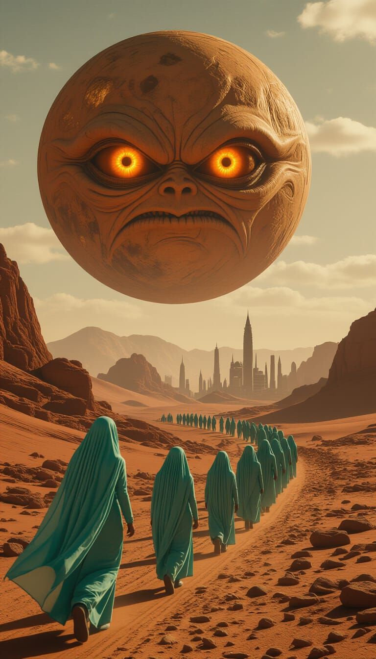 Red Giants Invade Mars, Kidnapping Martian Children