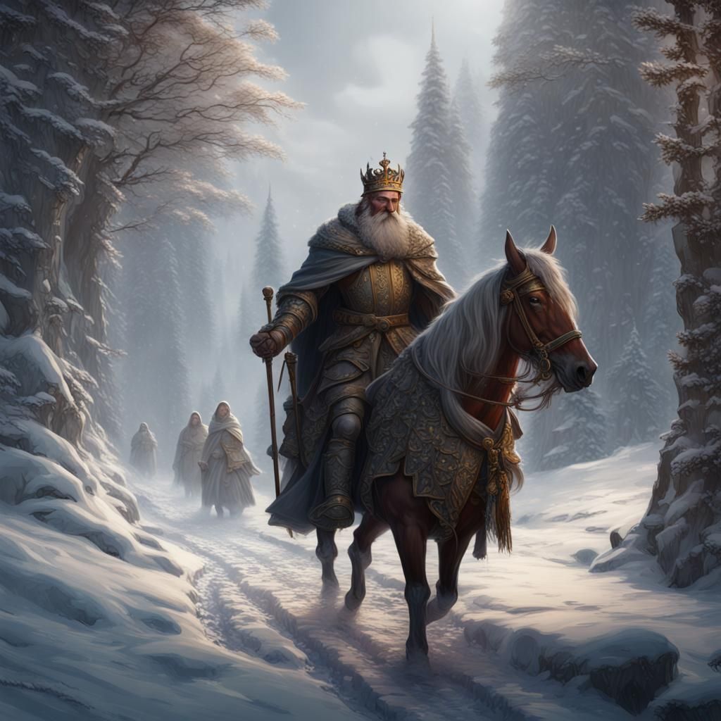 King Wenceslaus in Renaissance Artwork Style