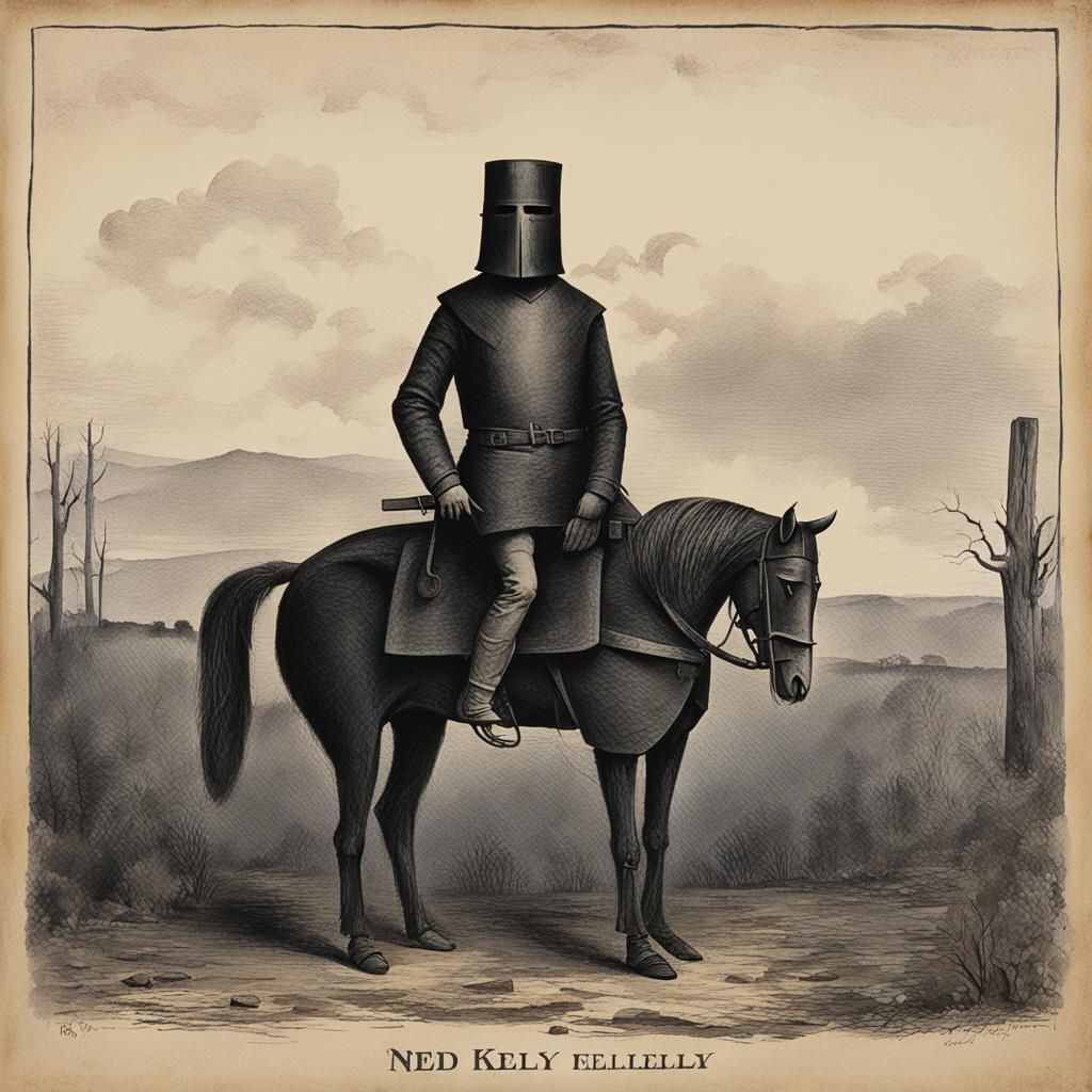AI Rendition of Ned Kelly