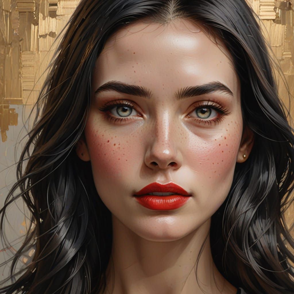 Elegant Woman in Warm Golden Light