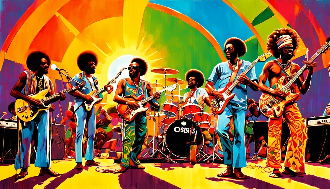 Osibisa Performs 'Sunshine Day' at Woodstock: Splash Art