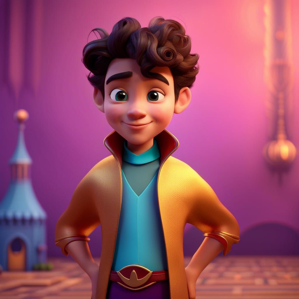 Turkish Disney Prince Concept Art in 3D