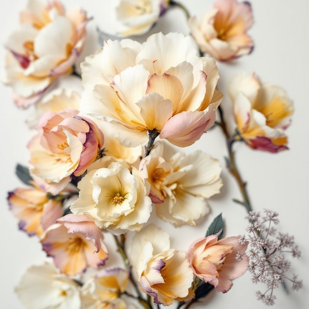 Botanical Painting in Soft Natural Light