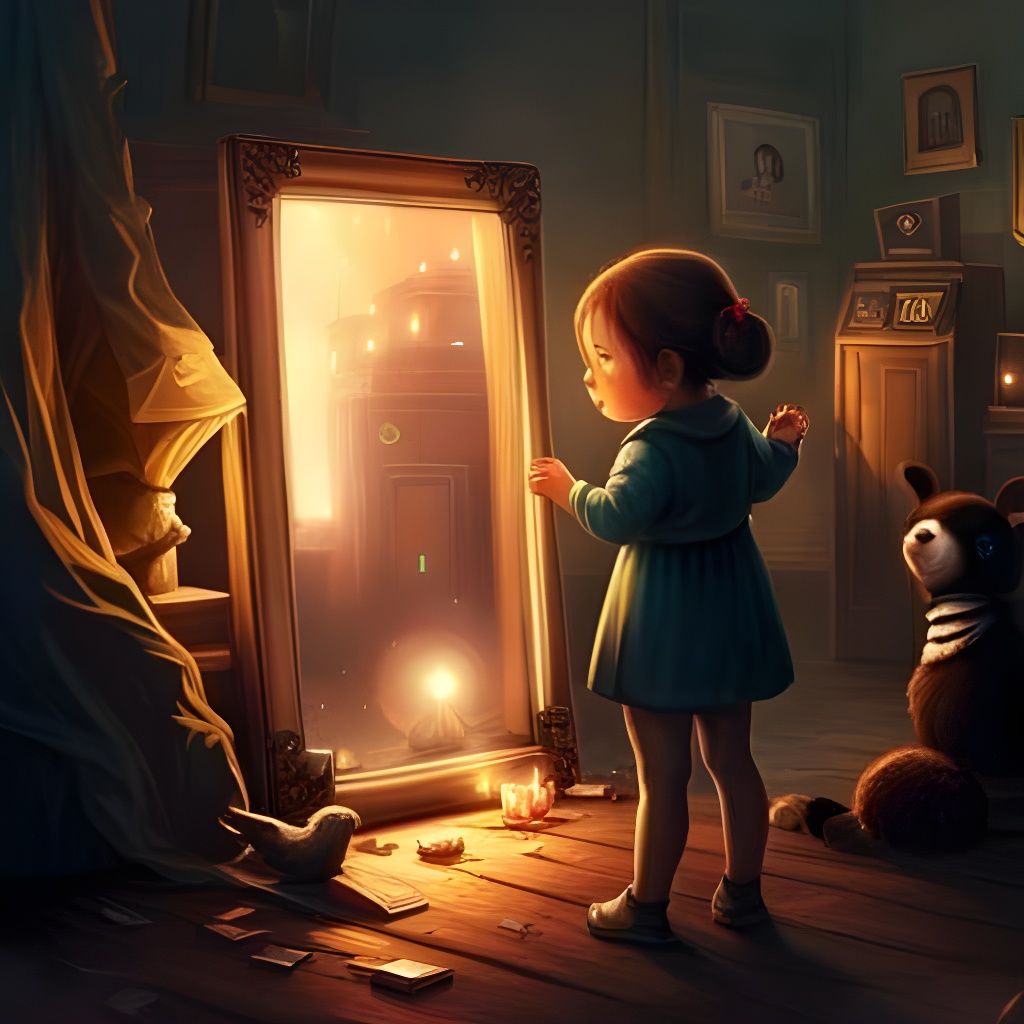 Glowing Portal to Another Dimension: Hyperdetailed Art