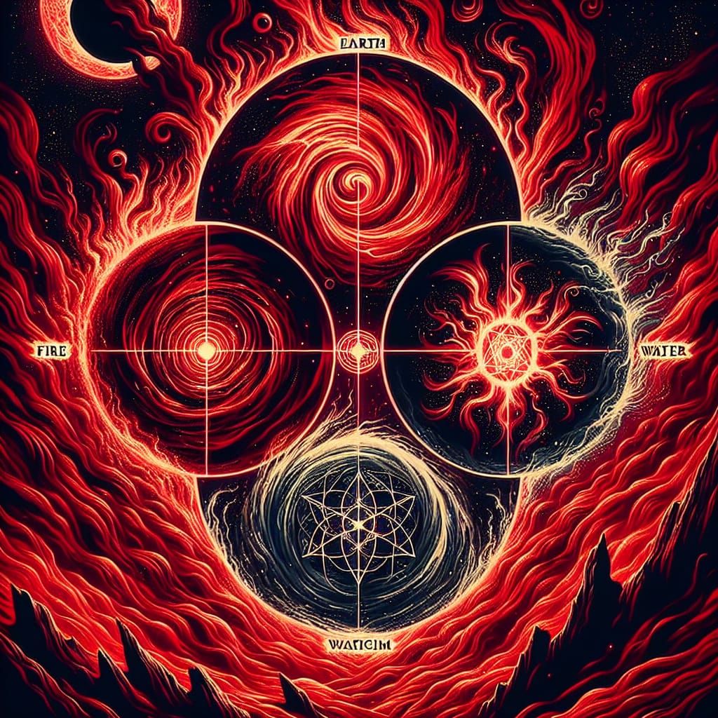 Elemental Magic Vortexes in a Cosmic Landscape