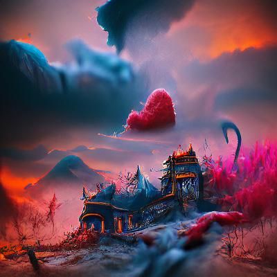 Love is a Curse: Detailed Matte Painting