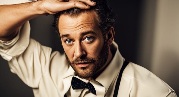 Intricate Operatic Clown Portrait in Hypermodern Style