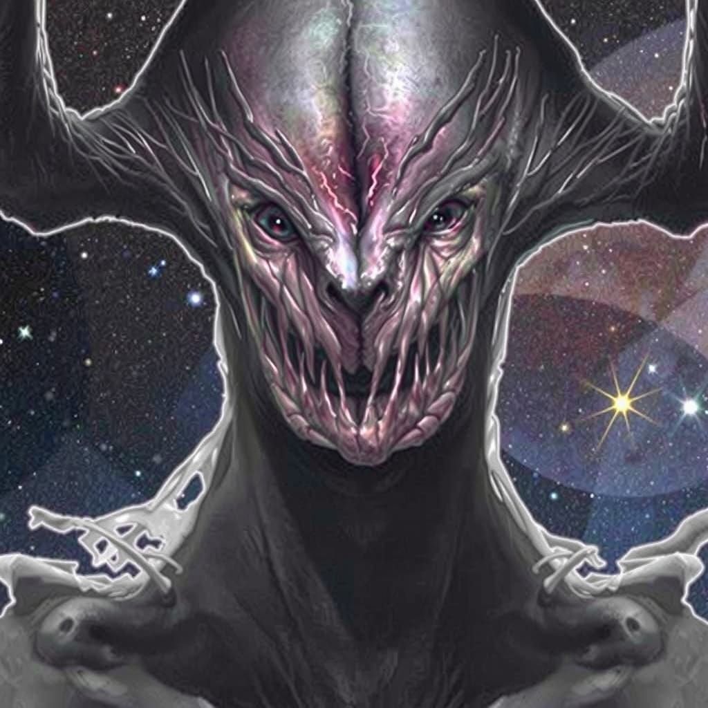 Terrifying Distorted Creature with Pulsating Skin in Biomech...