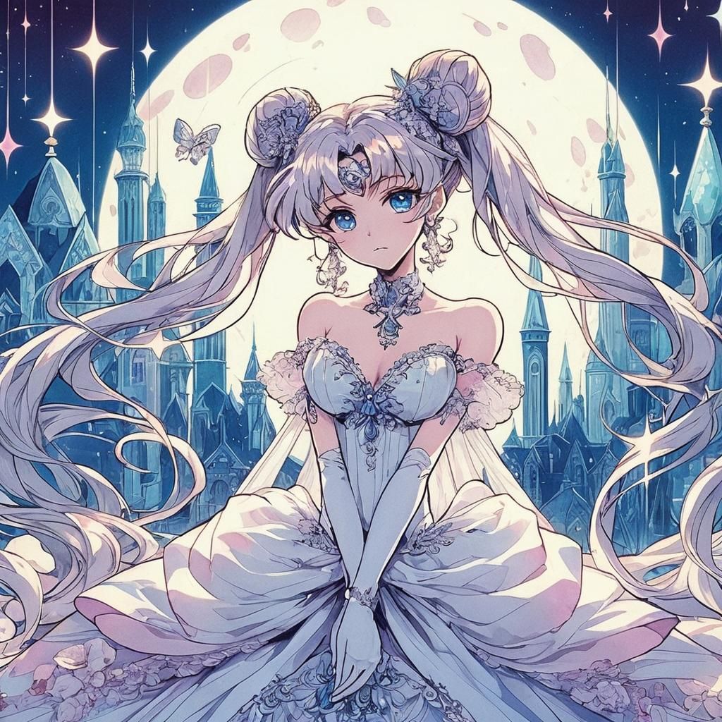 Anime Character Portrait in Classic Style