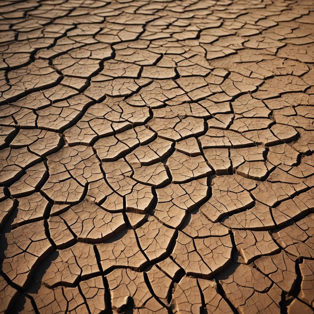 Arid Wasteland: A Parched Landscape Photography