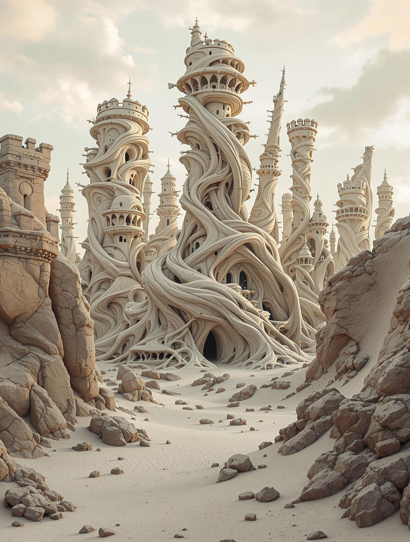 I Think I Thought a Sandscape Brandscape Background Spills F...