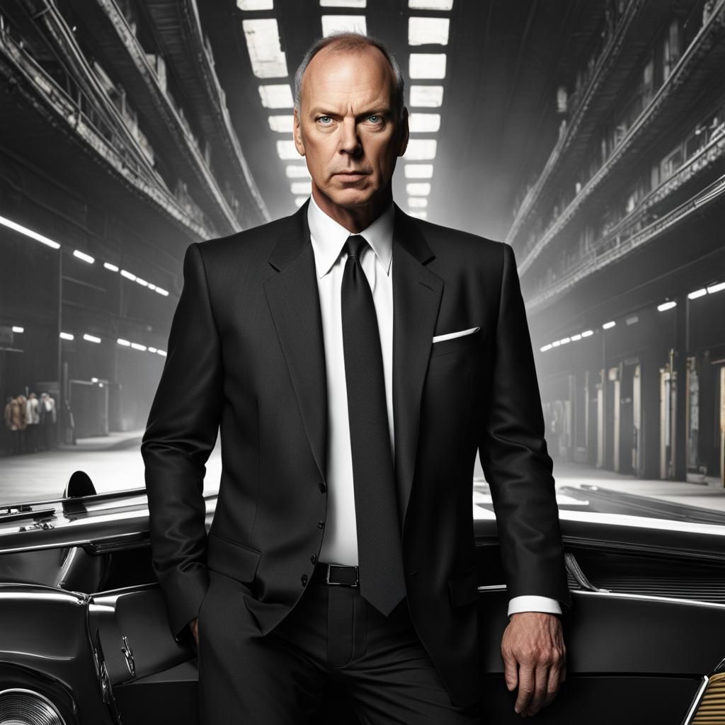 Michael Keaton: Hyperrealistic Portrait in High Definition