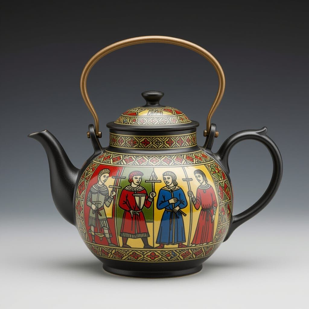 Medieval-style teapot