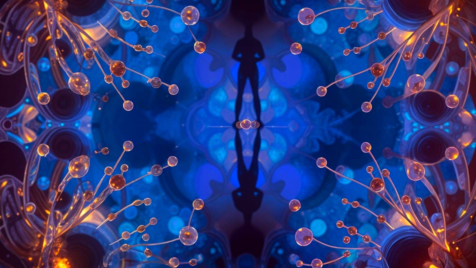 Quantum Portal in Vibrant Digital Art