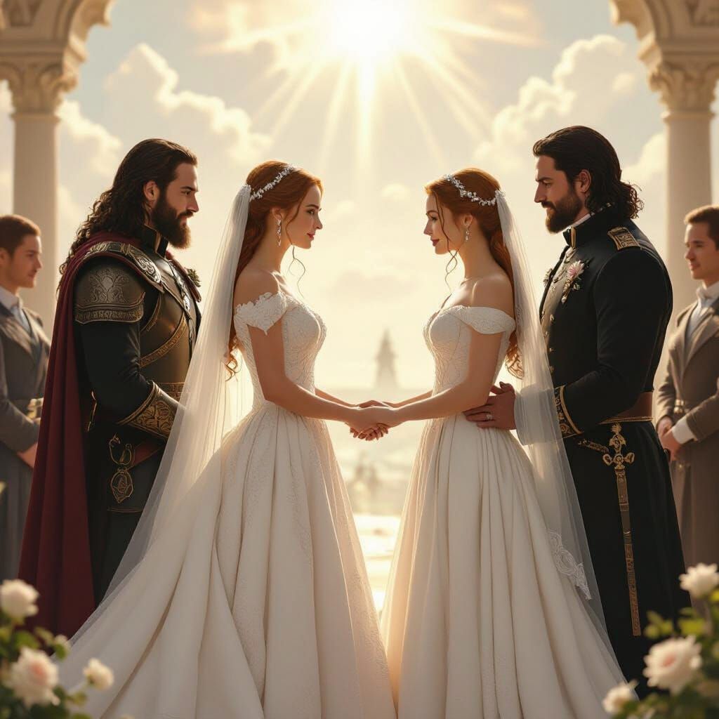 Sansa Stark and Sandor Clegane's Wedding, Ethereal Digital A...
