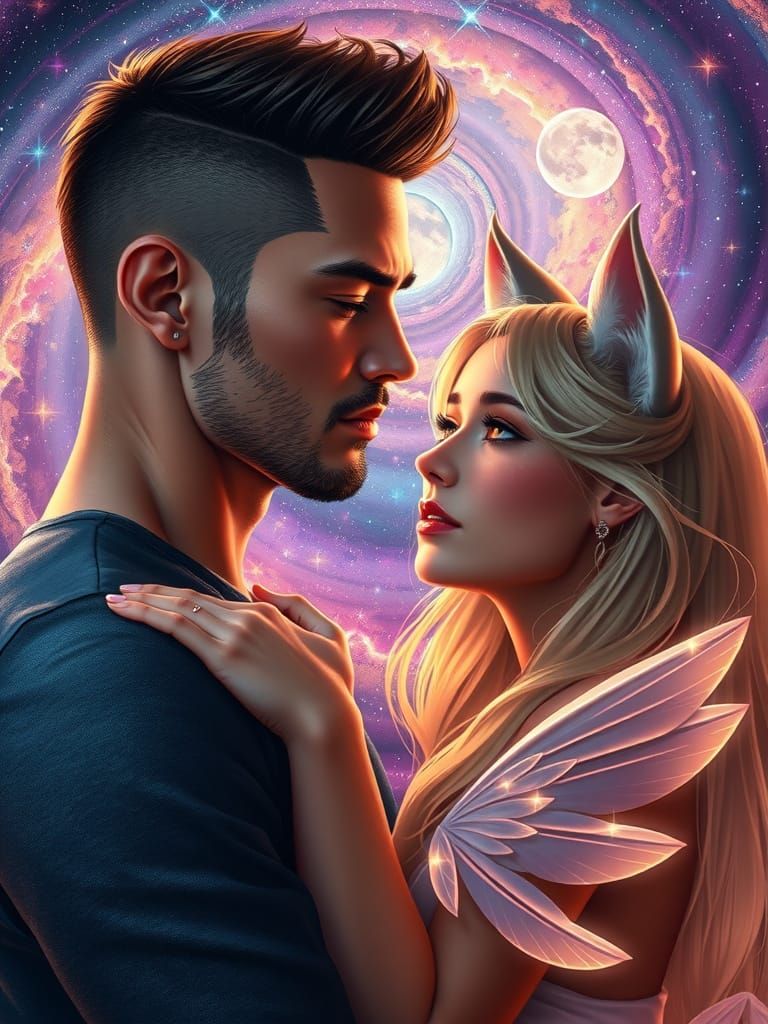 Ethereal Lovers in Cosmic Harmony