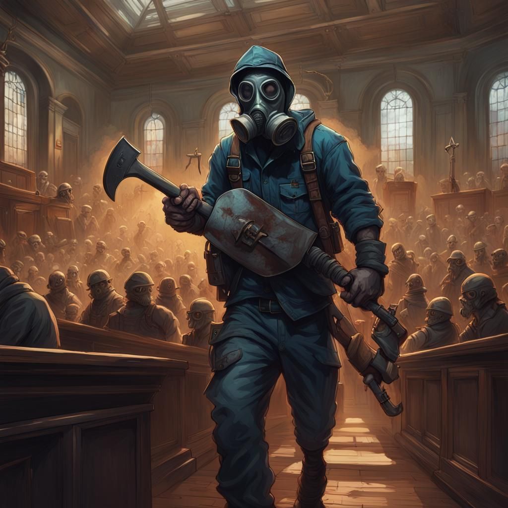 Brutal Death Metal Album Cover in Dark Fantasy Style