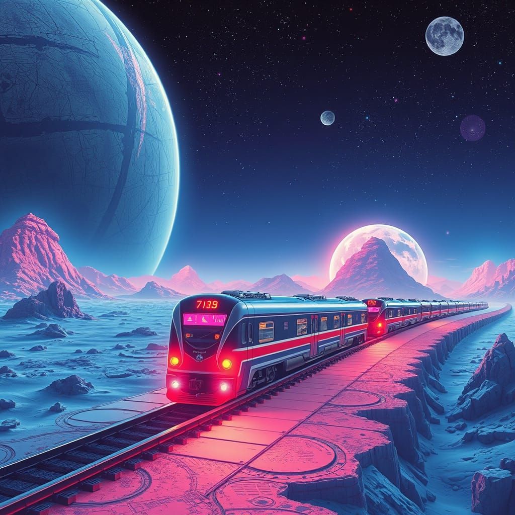 Transdimensional Railway Express on Ceti Prime
