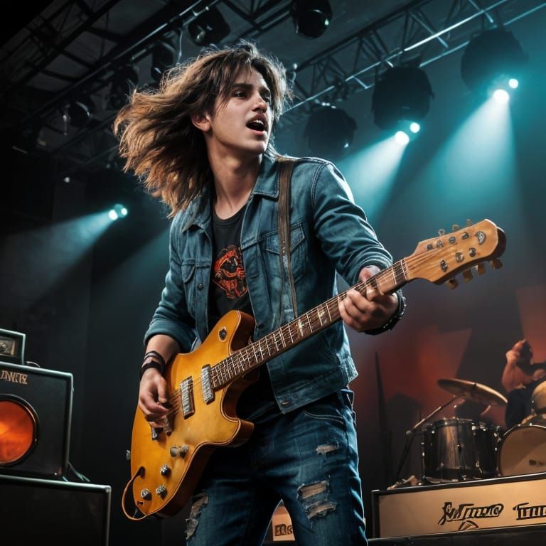 Teenage Bard of Rage: AI-Generated Character